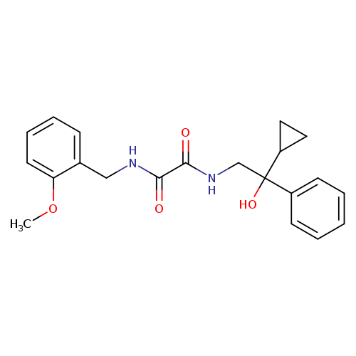N'-(2-cyclopropyl-2-hydroxy-2-phenylethyl)-N-[(2-methoxyphenyl)methyl]ethanediamide