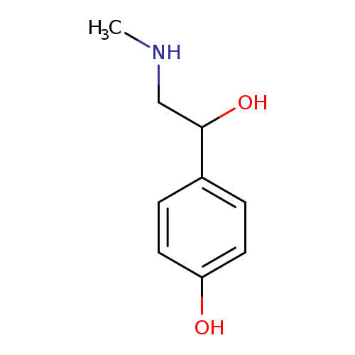 Benzenemethanol, 4-hydroxy-a-[(methylamino)methyl]-, (aR)-