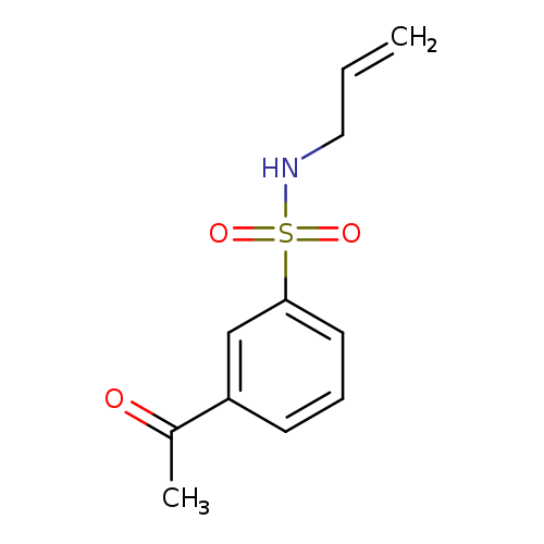3-acetyl-N-(prop-2-en-1-yl)benzene-1-sulfonamide