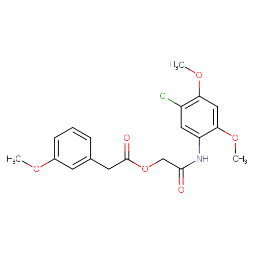 [(5-chloro-2,4-dimethoxyphenyl)carbamoyl]methyl 2-(3-methoxyphenyl)acetate