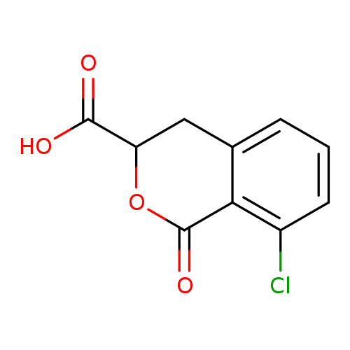 8-chloro-1-oxo-3,4-dihydro-1H-2-benzopyran-3-carboxylic acid