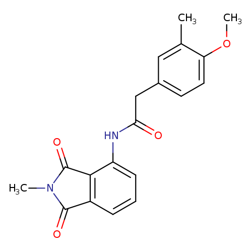 2-(4-methoxy-3-methylphenyl)-N-(2-methyl-1,3-dioxo-2,3-dihydro-1H-isoindol-4-yl)acetamide