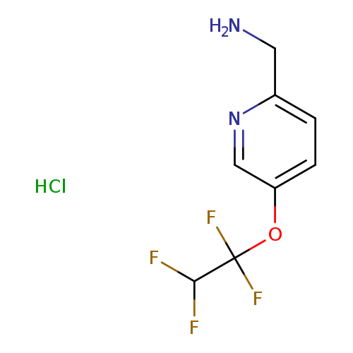 1-[5-(1,1,2,2-tetrafluoroethoxy)pyridin-2-yl]methanamine hydrochloride