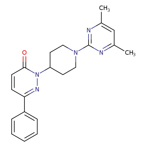 2-[1-(4,6-dimethylpyrimidin-2-yl)piperidin-4-yl]-6-phenyl-2,3-dihydropyridazin-3-one