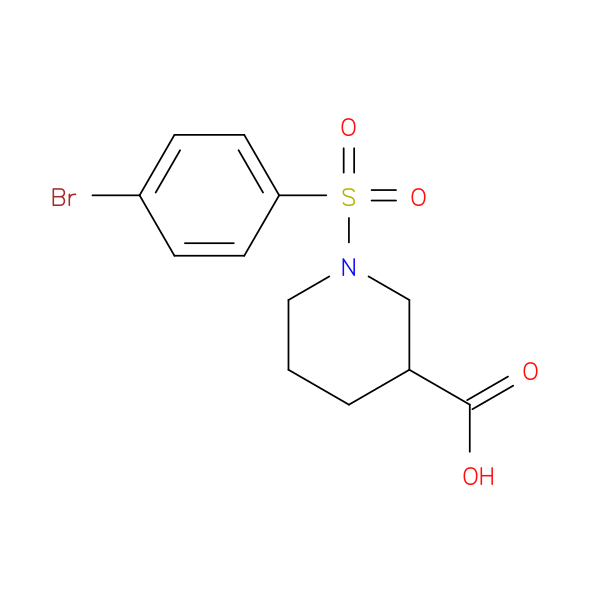 1-(4-Bromobenzenesulfonyl)piperidine-3-carboxylic acid