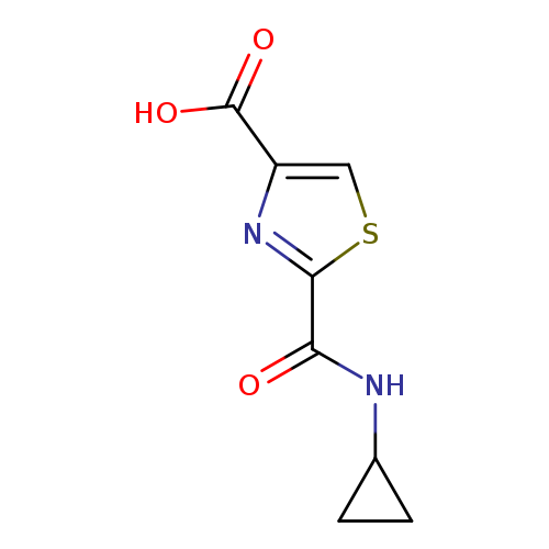 2-(cyclopropylcarbamoyl)-1,3-thiazole-4-carboxylic acid