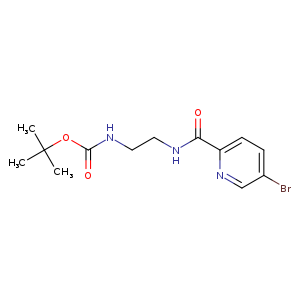 tert-butyl N-{2-[(5-bromopyridin-2-yl)formamido]ethyl}carbamate