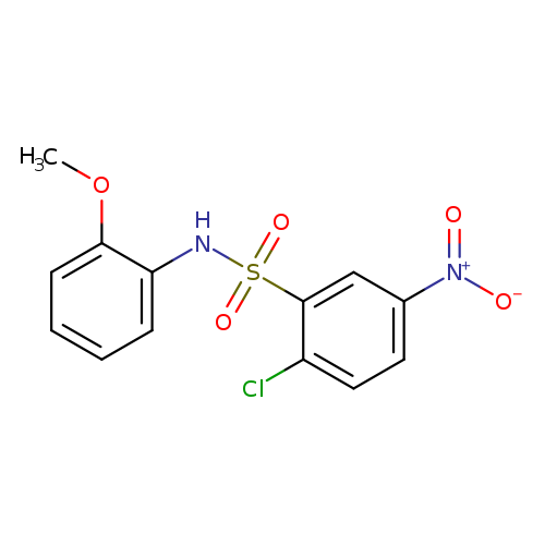 2-chloro-N-(2-methoxyphenyl)-5-nitrobenzene-1-sulfonamide