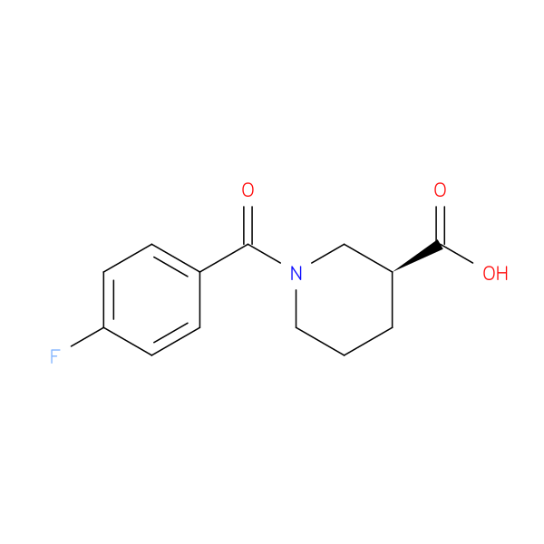 (3S)-1-(4-fluorobenzoyl)piperidine-3-carboxylic acid