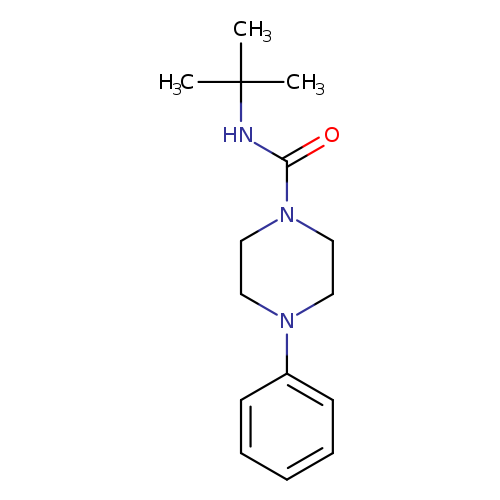 N-(tert-Butyl)(4-phenylpiperazinyl)formamide