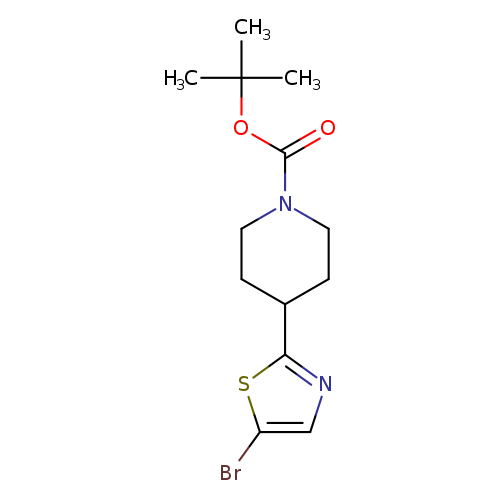 tert-butyl 4-(5-bromo-1,3-thiazol-2-yl)piperidine-1-carboxylate