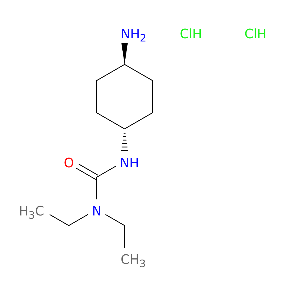 3,3-diethyl-1-[(1r,4r)-4-aminocyclohexyl]urea dihydrochloride