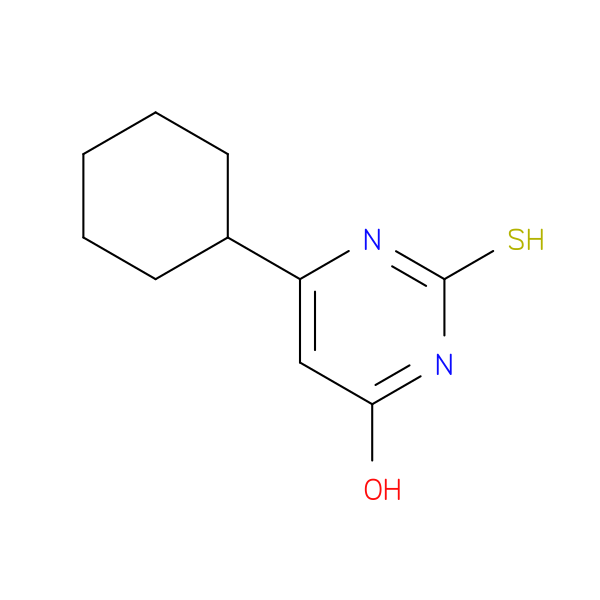 6-cyclohexyl-2-sulfanylpyrimidin-4-ol