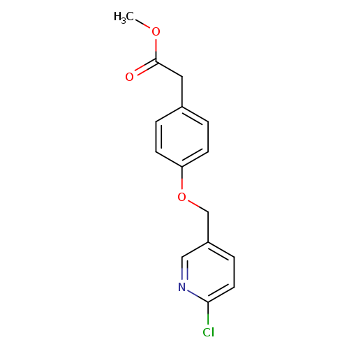 methyl 2-{4-[(6-chloropyridin-3-yl)methoxy]phenyl}acetate
