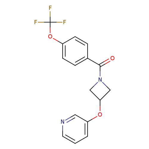 3-({1-[4-(trifluoromethoxy)benzoyl]azetidin-3-yl}oxy)pyridine