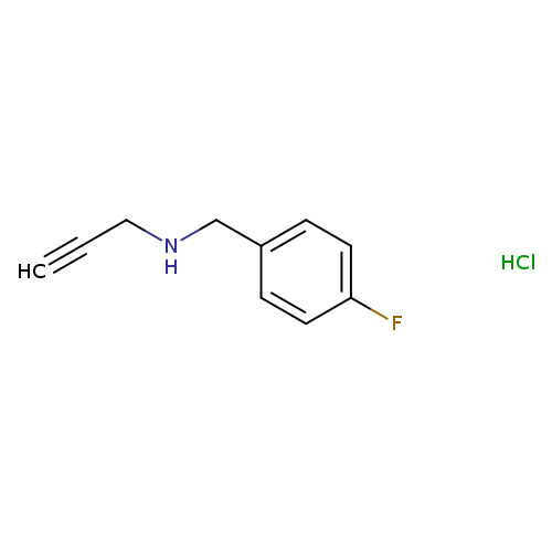 N-(4-fluorobenzyl)-2-propyn-1-amine hydrochloride