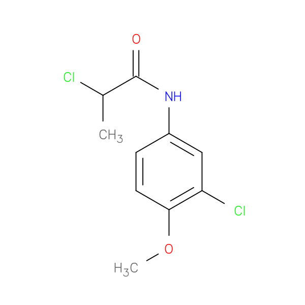 2-chloro-N-(3-chloro-4-methoxyphenyl)propanamide