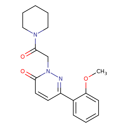 6-(2-methoxyphenyl)-2-[2-oxo-2-(piperidin-1-yl)ethyl]-2,3-dihydropyridazin-3-one