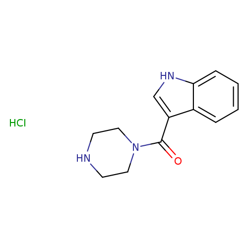 3-(piperazine-1-carbonyl)-1H-indole hydrochloride