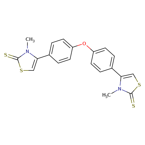3-Methyl-4-{4-[4-(3-methyl-2-sulfanylidene-2,3-dihydro-1,3-thiazol-4-yl)phenoxy]phenyl}-2,3-dihydro-1,3-thiazole-2-thione
