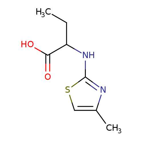 2-[(4-methyl-1,3-thiazol-2-yl)amino]butanoic acid