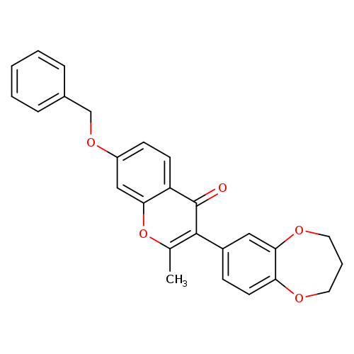 7-(benzyloxy)-3-(3,4-dihydro-2H-1,5-benzodioxepin-7-yl)-2-methyl-4H-chromen-4-one