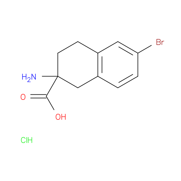 2-Amino-6-bromo-1,2,3,4-tetrahydronaphthalene-2-carboxylic acid hydrochloride