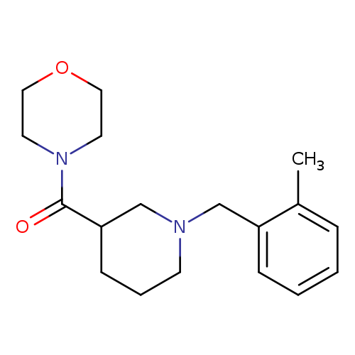 4-{1-[(2-methylphenyl)methyl]piperidine-3-carbonyl}morpholine