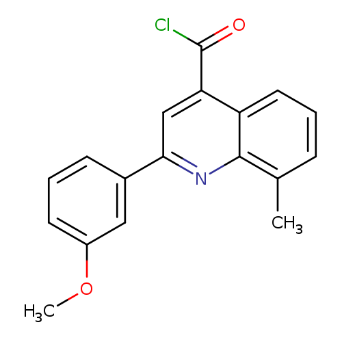 2-(3-Methoxyphenyl)-8-methylquinoline-4-carbonyl chloride