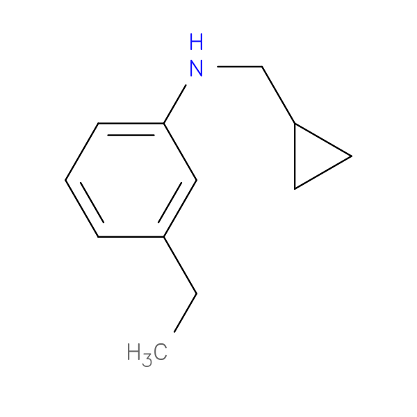 N-(Cyclopropylmethyl)-3-ethylaniline