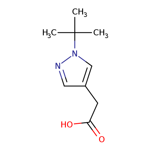2-(1-(TERT-BUTYL)-1H-PYRAZOL-4-YL)ACETIC ACID