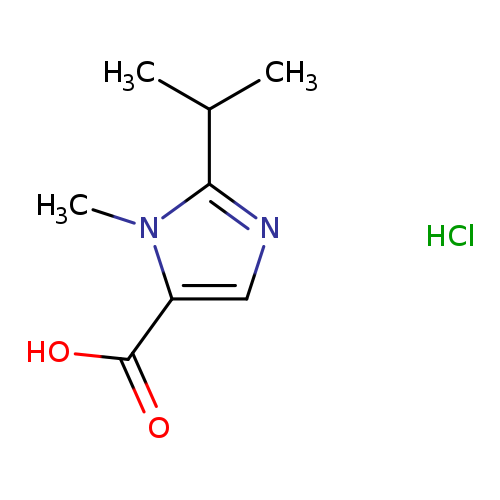 1-methyl-2-(propan-2-yl)-1H-imidazole-5-carboxylic acid hydrochloride