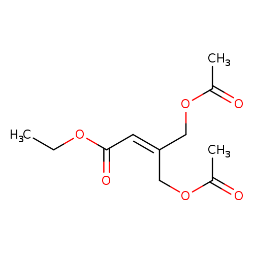 ethyl 4-(acetyloxy)-3-[(acetyloxy)methyl]but-2-enoate