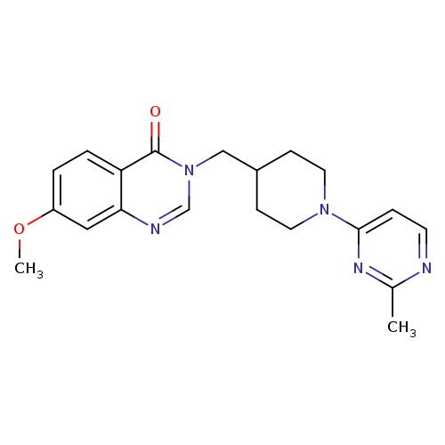 7-methoxy-3-{[1-(2-methylpyrimidin-4-yl)piperidin-4-yl]methyl}-3,4-dihydroquinazolin-4-one