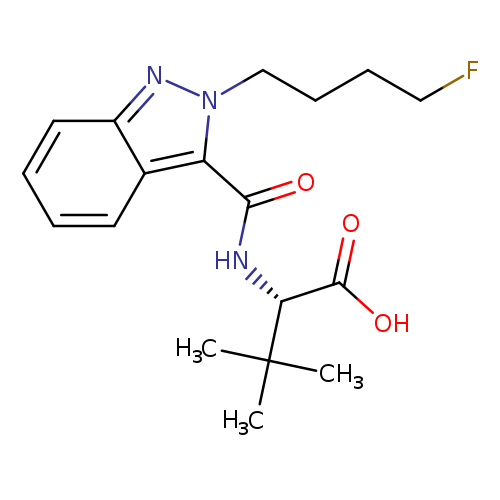 4-fluoro MDMB-BUTINACA 2'-isomer butanoic acid metabolite