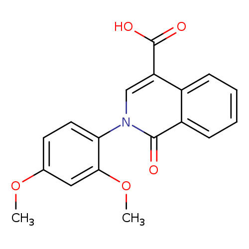 2-(2,4-Dimethoxyphenyl)-1-oxo-1,2-dihydroisoquinoline-4-carboxylic acid