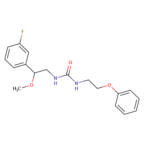 3-[2-(3-fluorophenyl)-2-methoxyethyl]-1-(2-phenoxyethyl)urea