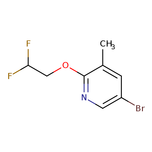 5-Bromo-2-(2,2-difluoroethoxy)-3-methylpyridine