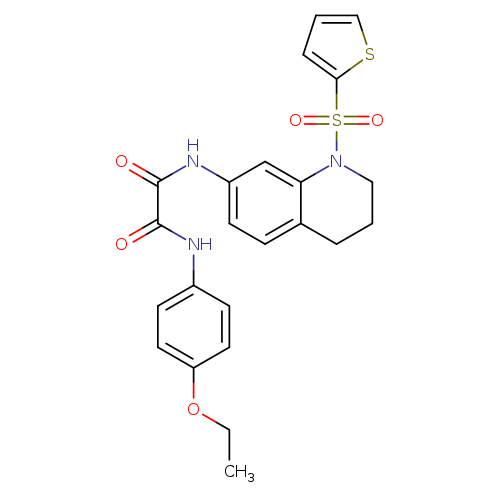 N'-(4-ethoxyphenyl)-N-[1-(thiophene-2-sulfonyl)-1,2,3,4-tetrahydroquinolin-7-yl]ethanediamide