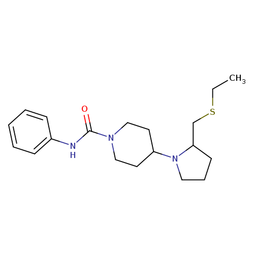 4-{2-[(ethylsulfanyl)methyl]pyrrolidin-1-yl}-N-phenylpiperidine-1-carboxamide