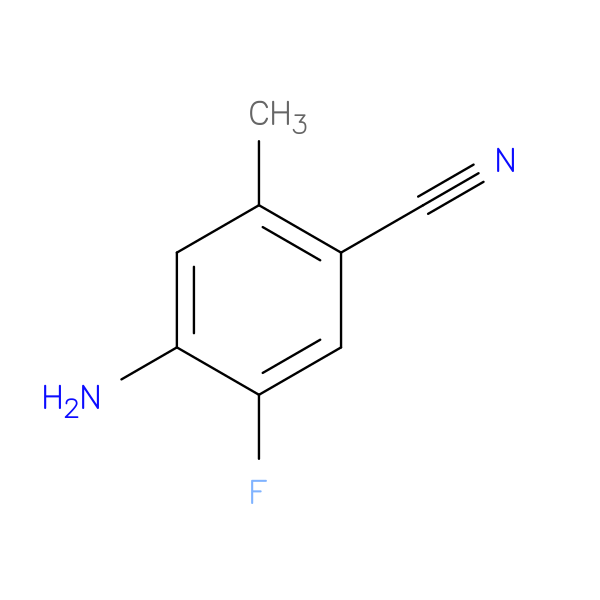 Benzonitrile, 4-amino-5-fluoro-2-methyl-