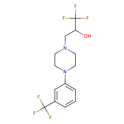 1,1,1-Trifluoro-3-(4-[3-(trifluoromethyl)phenyl]piperazino)-2-propanol