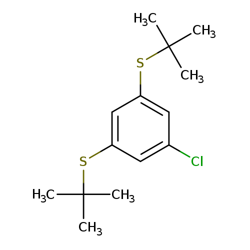 Benzene, 1-chloro-3,5-bis[(1,1-dimethylethyl)thio]-