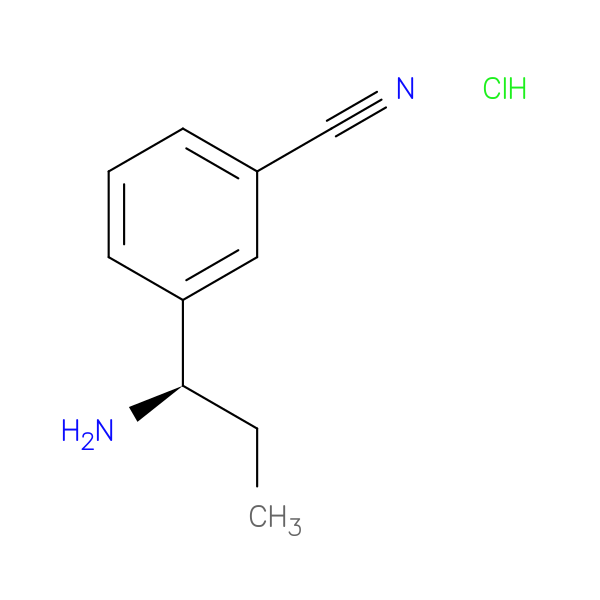 (R)-3-(1-Aminopropyl)benzonitrile hydrochloride