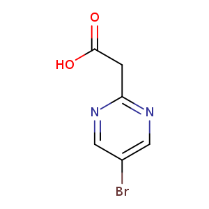 2-Pyrimidineacetic acid, 5-bromo-