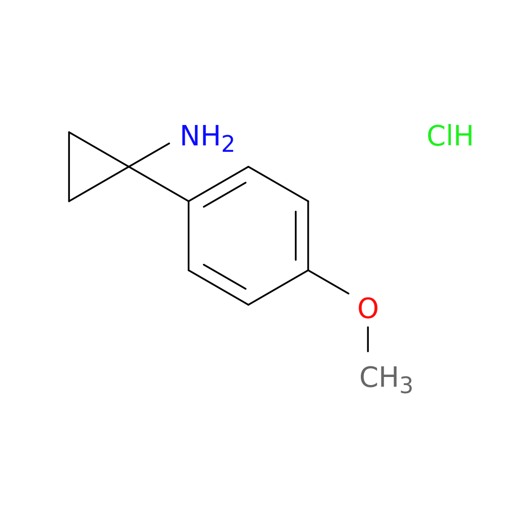 1-(4-Methoxyphenyl)cyclopropan-1-amine hydrochloride