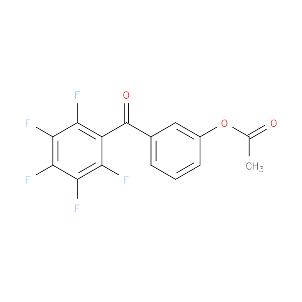 3-Acetoxy-2',3',4',5',6'-pentafluorobenzophenone