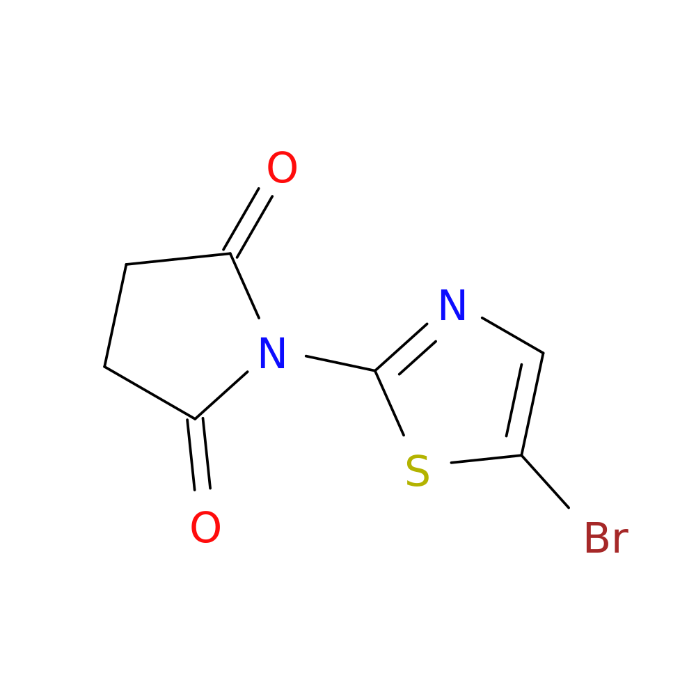 1-(5-bromo-1,3-thiazol-2-yl)pyrrolidine-2,5-dione