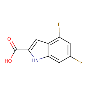 1H-​Indole-​2-​carboxylic acid, 4,​6-​difluoro-
