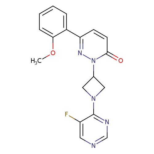 2-[1-(5-fluoropyrimidin-4-yl)azetidin-3-yl]-6-(2-methoxyphenyl)-2,3-dihydropyridazin-3-one